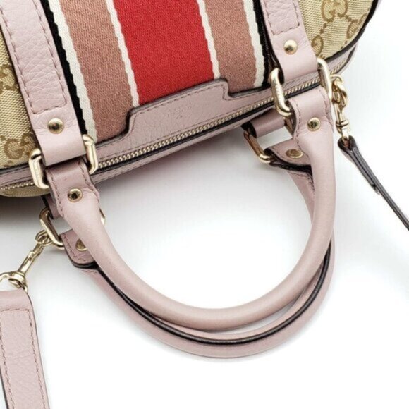 Gucci Canvas Small Vintage Boston Bag 535-101825 - Picture 8 of 14